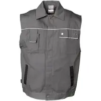 Planam Weste Canvas 320 Gr. XL grau