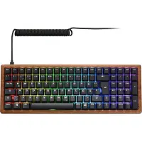Sharkoon SGK50 S2, 96%, Kabelgebunden, USB, QWERTZ, RGB-LED, Holz
