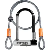 Kryptonite KryptoLok Mini-7 + KFlex 120 cm Farbe schwarz