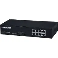 Intellinet 8-Port Fast Ethernet PoE+ Switch, 8 x PoE-Ports, IEEE 802.3at/af Power-over-Ethernet (PoE+/PoE), Endspan, Desktop, Fast Ethernet (10/100), Vollduplex, Power over Ethernet (PoE)