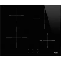 Smeg SI2641D Induktions-Kochfeld, Glaskeramik, 60 cm Breite, 4 Kochstellen, Sensor-Bedienelemente