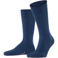 Falke Cool 24/7 Herren Socken, 43-44, Blau, Uni, Baumwolle