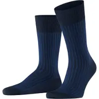 Falke Herren Socken Oxford Stripe 13379-6116 47-48 - space blue (6116) - 47-48