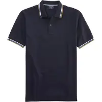 Olymp Poloshirt "Casual", Herren, Gr. 3XL, blau (marine), Piqué, Obermaterial: 100% Baumwolle, Shirts Poloshirt, farbliche Kontrast-Details
