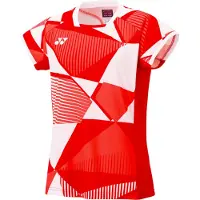 Yonex Badminton-Shirt Crew Neck Tournament 2025 rot Damen