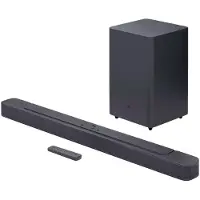 JBL Bar 2.1 Deep Bass - Soundleistensystem - 2.1-Kanal - kabellos - Bluetooth - 300 Watt (Gesamt)