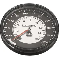 Lezyne 220 Psi Gauge 3.5 Inches For All Floor S Glue And O-ring Pumpe
