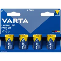 Varta 04914, LR14, Alkali, 1,5 V, 4 Stück(e), Blau, 50 mm