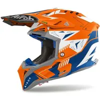 Airoh Aviator 3 Spin Orange Fluo Matt Crosshelm Größe S