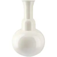 Gilde Tischvase "Vase Filu, creme H.36 cm", beige (creme), B:23cm H:36cm T:23cm, Metall, Vasen, Tischvase