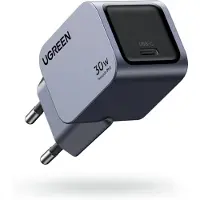UGREEN Nexode Pro 30W Wandladegerät, Usb-C (Grau)