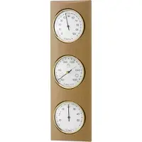 TFA-Dostmann TFA - Analoge Wetterstation aus Massivholz - 20.1028.05 - natur
