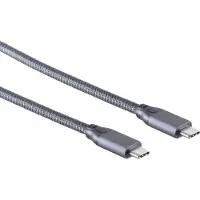 S-Conn USB Type-C 3.2 Gen 2x2 Kabel, grau - Länge: 3,0 m
