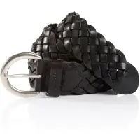 Tom Tailor Flechtgürtel "TTLISA" 4 cm breiter Damengürtel, Flechtledergürtel, modisches Must-Have