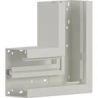 Hager BR8513059016 Flachwinkel aus Grundprofil zu BR 85x130mm Oberteil 80mm in verkehrsweiß