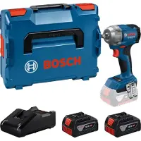 Bosch Akku-Drehschlagschrauber GDS 18V-350, 2 x Akku GBA 18V 4.0Ah in L-BOXX
