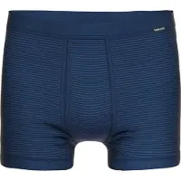 Ammann Boxershorts "Boxershort Jeans Boxer Briefs 1er Pack", Herren, Gr. XXL, blau (dunkelblau), Obermaterial: 75% Baumwolle CO. 25% Polyester PES., Unterhosen Boxershorts