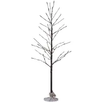 Star Trading LED-Dekobaum Tobby Tree IP44 braun Höhe 120cm