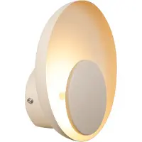 Nordlux LED-Wandleuchte Marsi mit Kabel/Stecker, beige