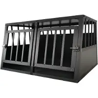 Trekker Hundebox L 89x69x50cm, Schwarz