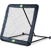 Exit Kickback XL Fußball Rebounder 164x164 cm, über 10 Stufen verstellbar, mit Rädern und Erdankern, auch für Handball und Volleyball