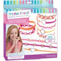 Make It Real MR1318, Armbänder-Bastelset für Kinder, Mehrfarbig