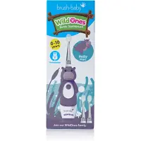 Brush-Baby Brush Baby WildOnes WildOne elektrische Zahnbürste + 2 Ersatzaufsätze für Kinder Hippo 1 St.