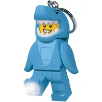 LEGO Up Lego Classic Leuchtender Hai Schlüsselanhänger 8 Cm
