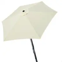 Aktive Aluminium Sechseckiger Sonnenschirm Mit Uv-schutz Und Doppelrollensystem 300 Cm 48 Mm 250 Cm