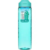 Sistema Trinkflasche Hydrate Active Sports, spülmaschinenfest, Widerverwendbares Trinkgefäß für unterwegs, 1 Trinkflasche, Fassungsvermögen: 1 Liter