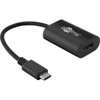 Goobay USB-C auf HDMI Adapter USB-C-Stecker HDMI-Buchse