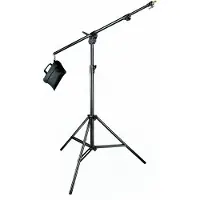 Manfrotto 420B Alu Galgenstativ mit Sandsack, schwarz