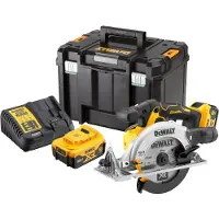 DeWalt Akku-Handkreissäge 18V 165mm DCS565P2 mit 2x5,0Ah und Ladegerät