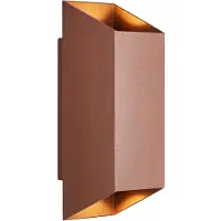 Nordlux Rostbraune Außenlampe Nico Square