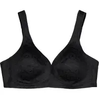 Triumph Bügelloser BH , Damen, Gr. 90, Cup B, schwarz, 38% Polyamid, 35% Baumwolle, 22% Elasthan, 5% Polyester, BHs Bügelloser BH