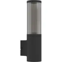 Eglo Außenwandleuchte Salle, Höhe 31 cm, schwarz, Aluminium