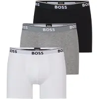 BOSS "Boxer 3 PACK" mit farblich passendem Webbund