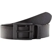 Tom Tailor Ledergürtel "TTTHOMAS", Herren, Gr. 115, schwarz, Rindsleder, Gürtel Ledergürtel, 4 cm breiter Herrengürtel, Casual und Jeans Look, bis Gr. 120, Topseller