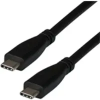 M-Cab 7001335, 2 m, USB C, USB C, USB4 Gen 2x2, 20 Gbit/s, Schwarz