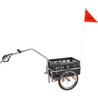 Fischer Fahrrad Lastenanhänger Profi Plus III, Fahrradanhänger