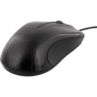 Deltaco MS-711, Beidhändig, Optisch, USB Typ-A, 1200 DPI, Schwarz