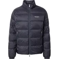 Armani Exchange für Herren. XM001575AF16927UB101 Horizontal gesteppte Essential Jacke mit Kapuze in Marineblau (XL), Lässig, Polyamid
