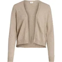 Vila Viril Kurzer Offener Strickjacke