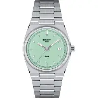 Tissot PRX 35mm Quarz Edelstahl Hellgrün T137.210.11.091.00