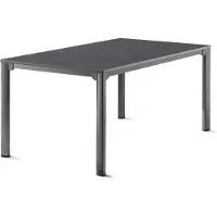 Sieger Outdoor-Lofttisch, Vivodur-Platte, Farbe Eisengrau und Anthrazit