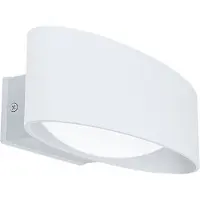 Eglo CHINOA Wand-/Deckenleuchte Lampe Beleuchtung - L27 x H7,5 x AL13,5 cm - weiß - 10W inkl. - IP54