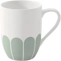 Villeroy & Boch Becher "Henkelbecher Fleur Couleur 290 ml", grün (vert), 1 tlg., Porzellan, Trinkgefäße, Becher