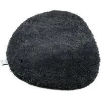 Tom Tailor Badematte HOME "Cozy Bath UNI, Badvorleger, Badezimmer Teppich", grau (anthrazit), H:27mm, Polyester, Badematten, Badematte, Badteppich, Uni Farben, rechteckig, in rund & oval erhältlich