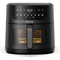 Manta Fettfreie Heißluftfritteuse Air Fryer LOVIO PureFry XL Smart LVAF002BK