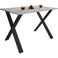 VCM Premium Holz Esstisch Küchentisch Xona X 140x80